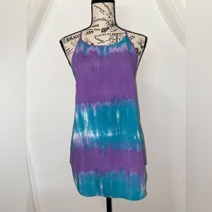 UK2LA 100% Rayon Tie Dye Tank Top